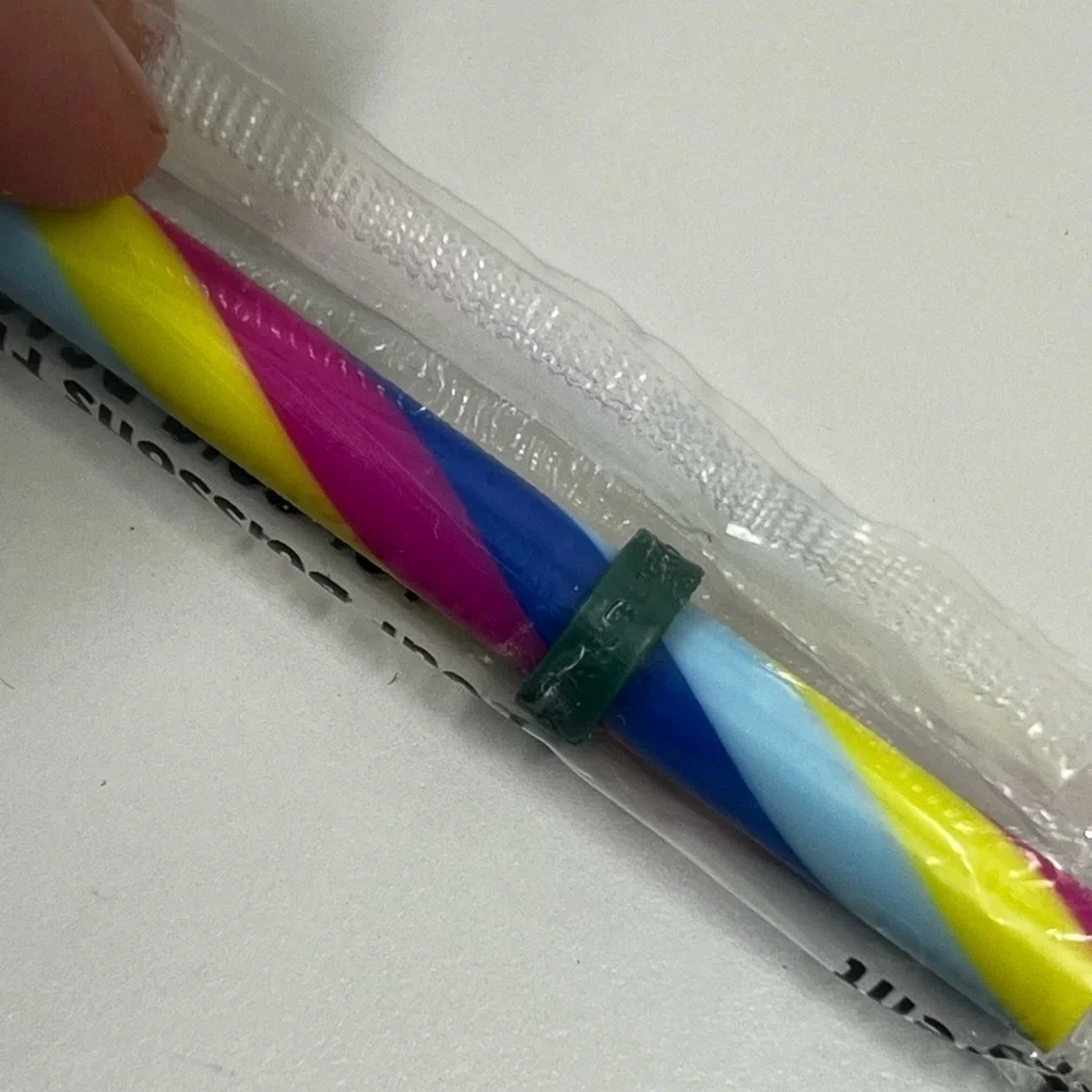 NWT Limited Edition - Starbucks Rainbow Reusable Straw For Cold Beverages